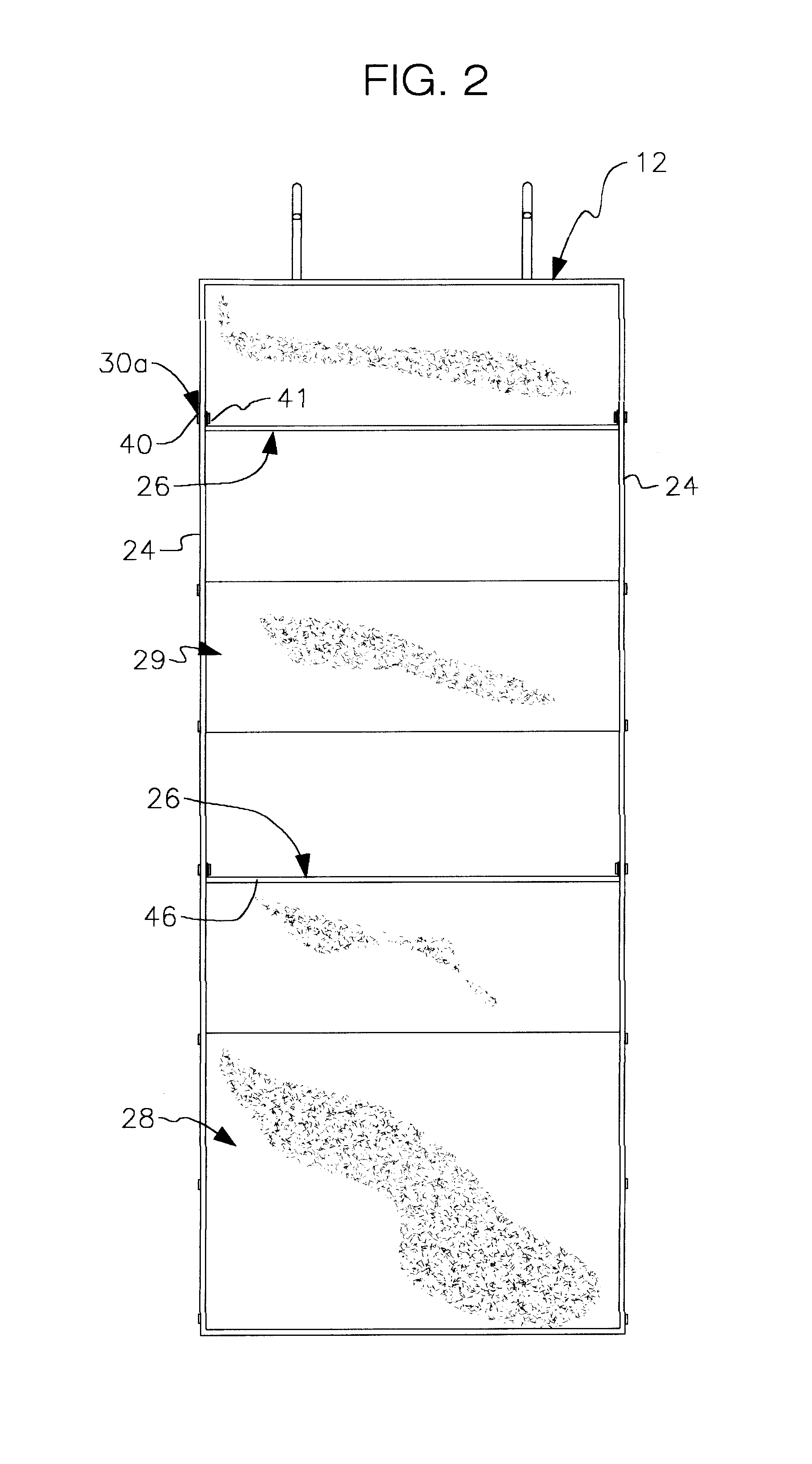 Hanging shelf system