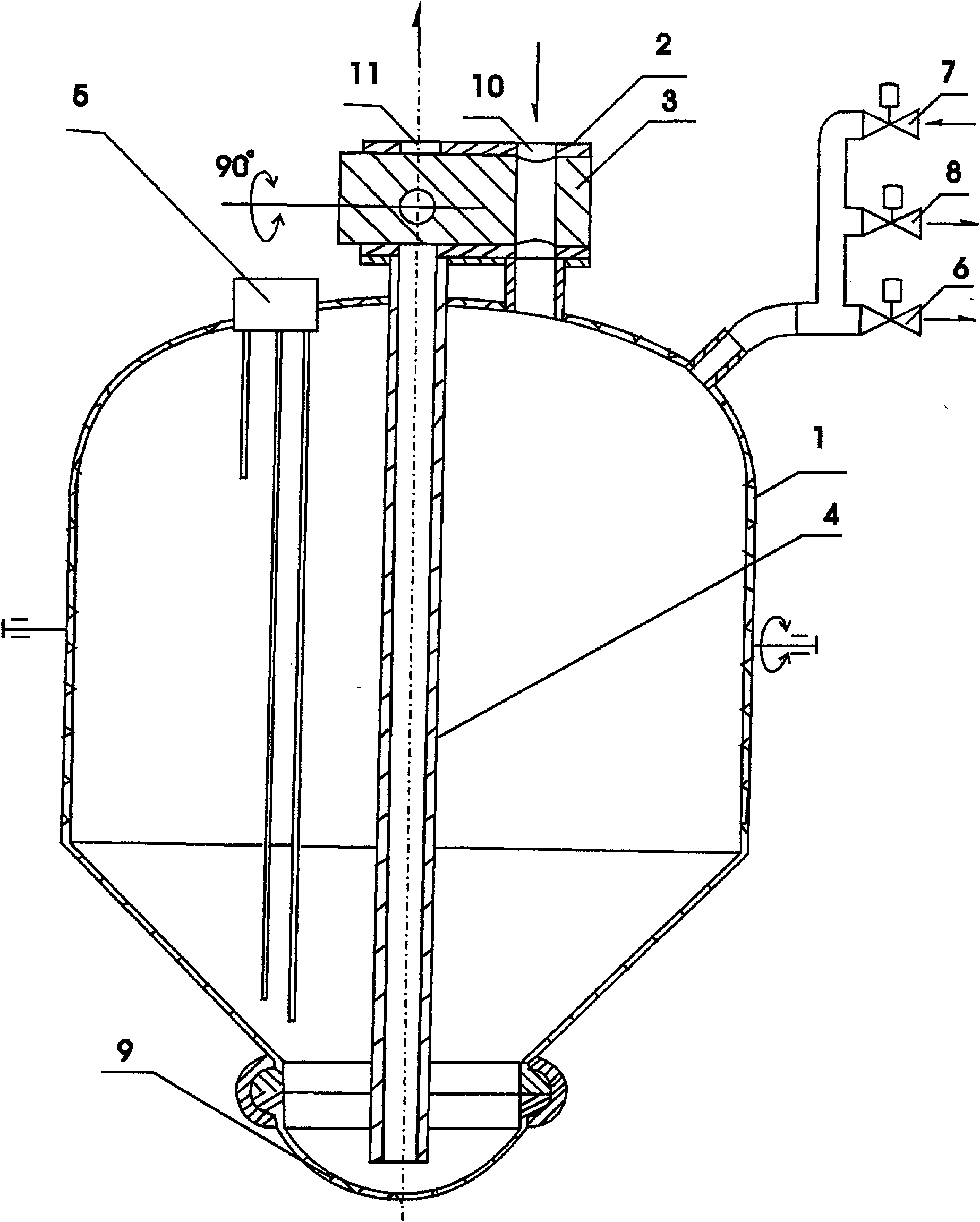 Aerodynamic canned meat food raw material suction blower