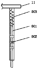 Anti-collision traffic signal lamp with protection function for sidewalk