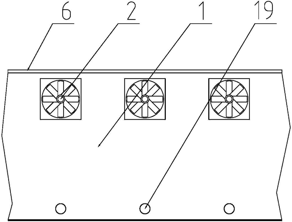 Ventilating method and device of animal colony house