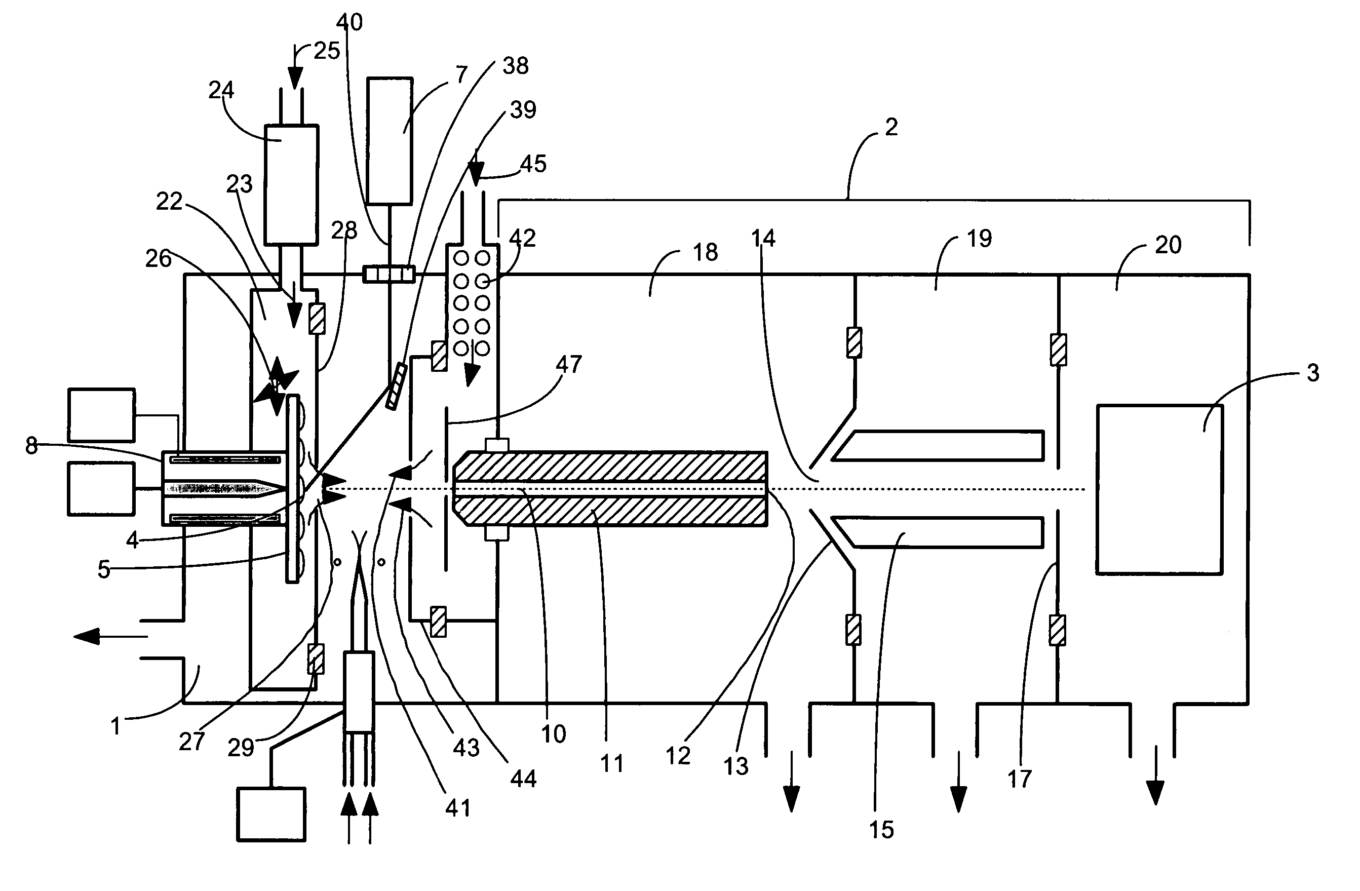 Laser desorption ion source