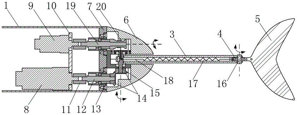 Bionic robotic fish jointly driven by driving joint and driven joint