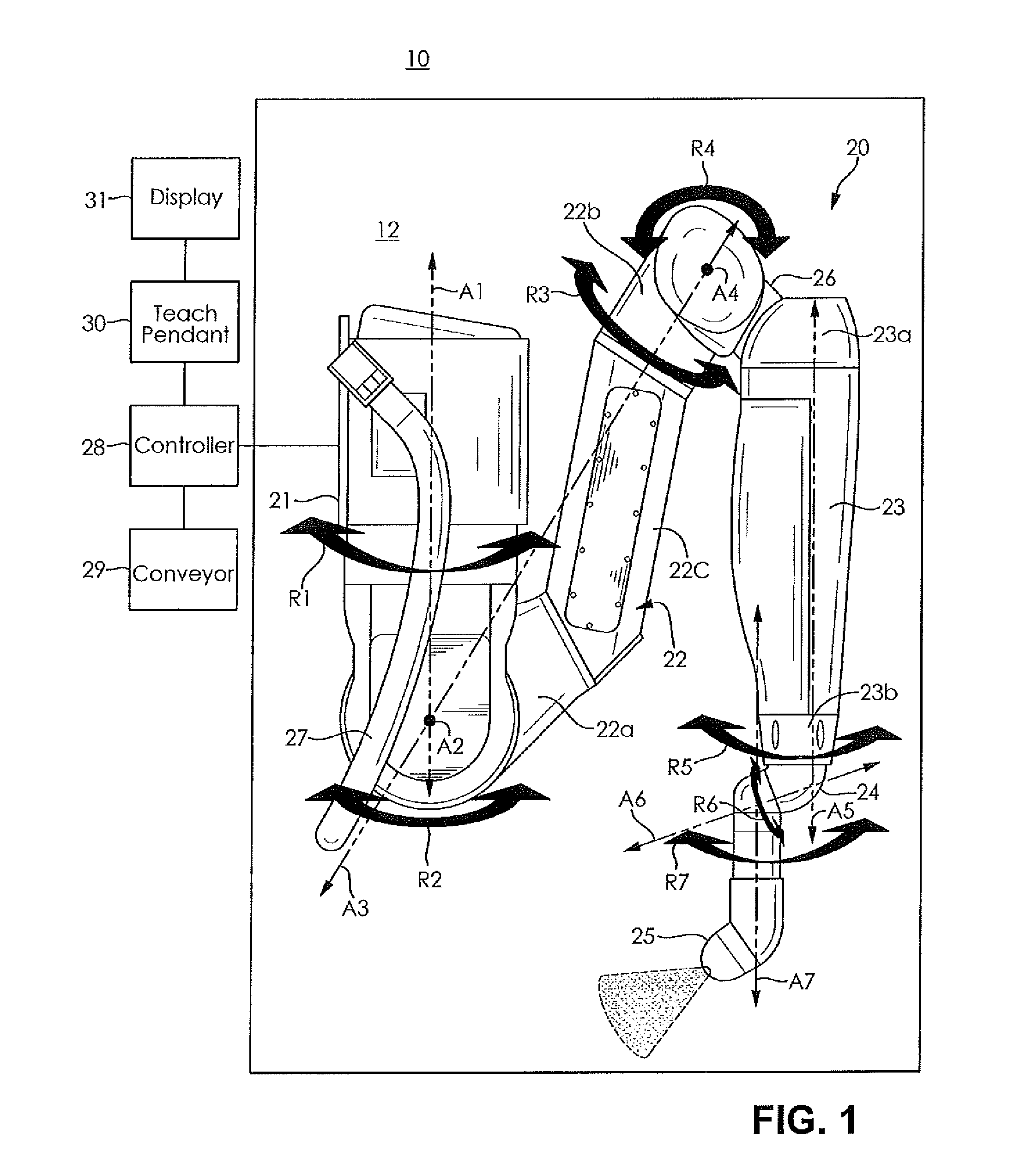 Method of controlling a redundant robot