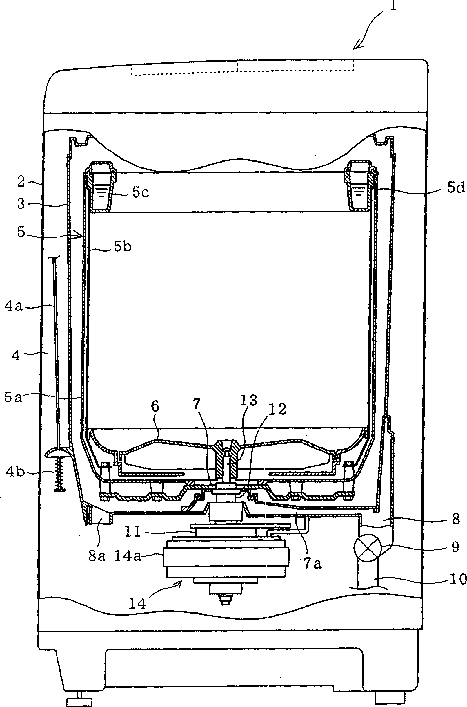 Inverter of washing machine and inverter of washing machine/dryer