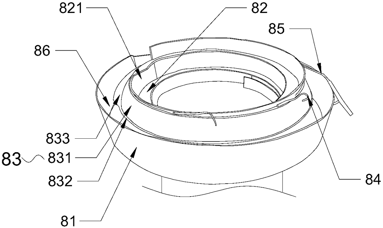 Integrated tying and packing machine and packing and tying method for packing bags