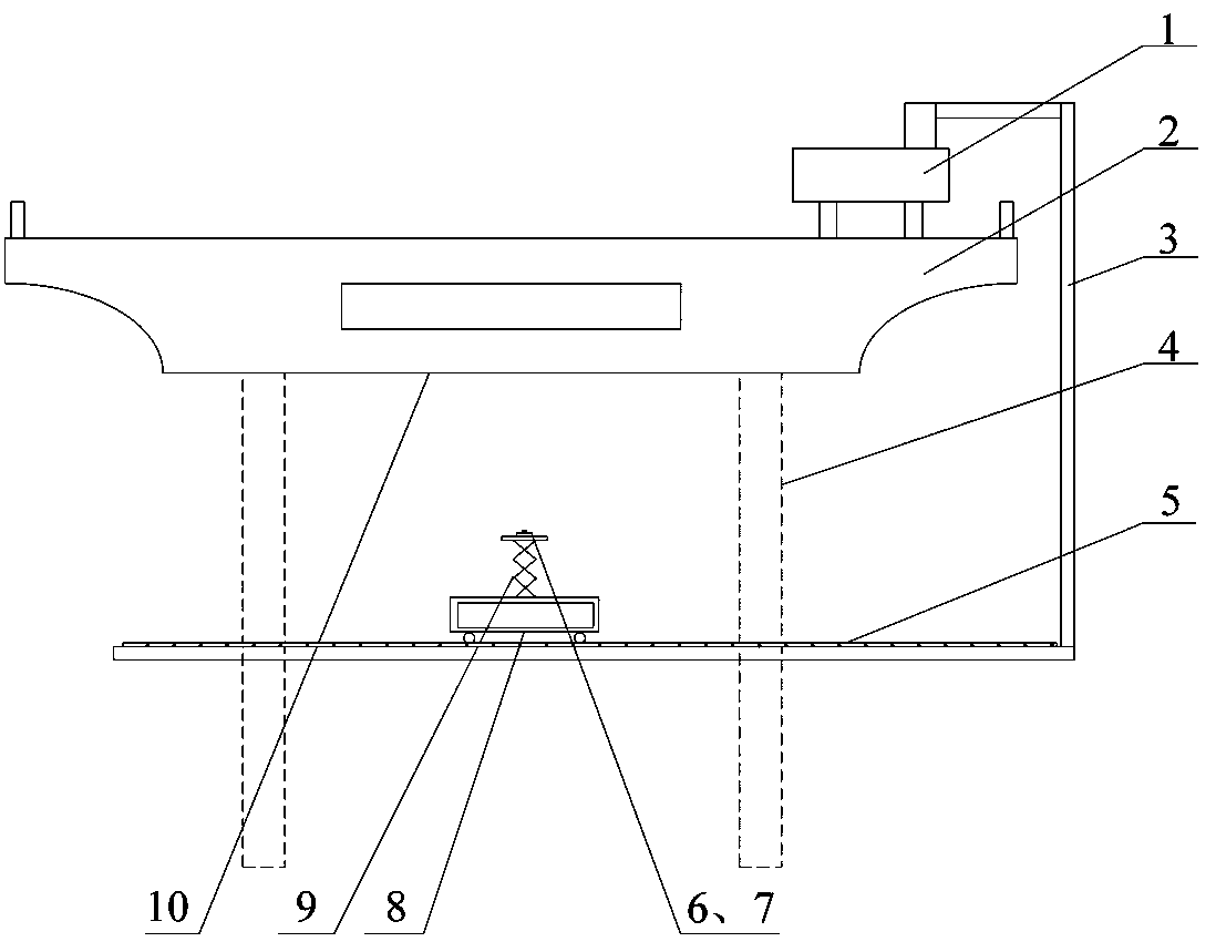 Crack splicing method in bridge quality detection