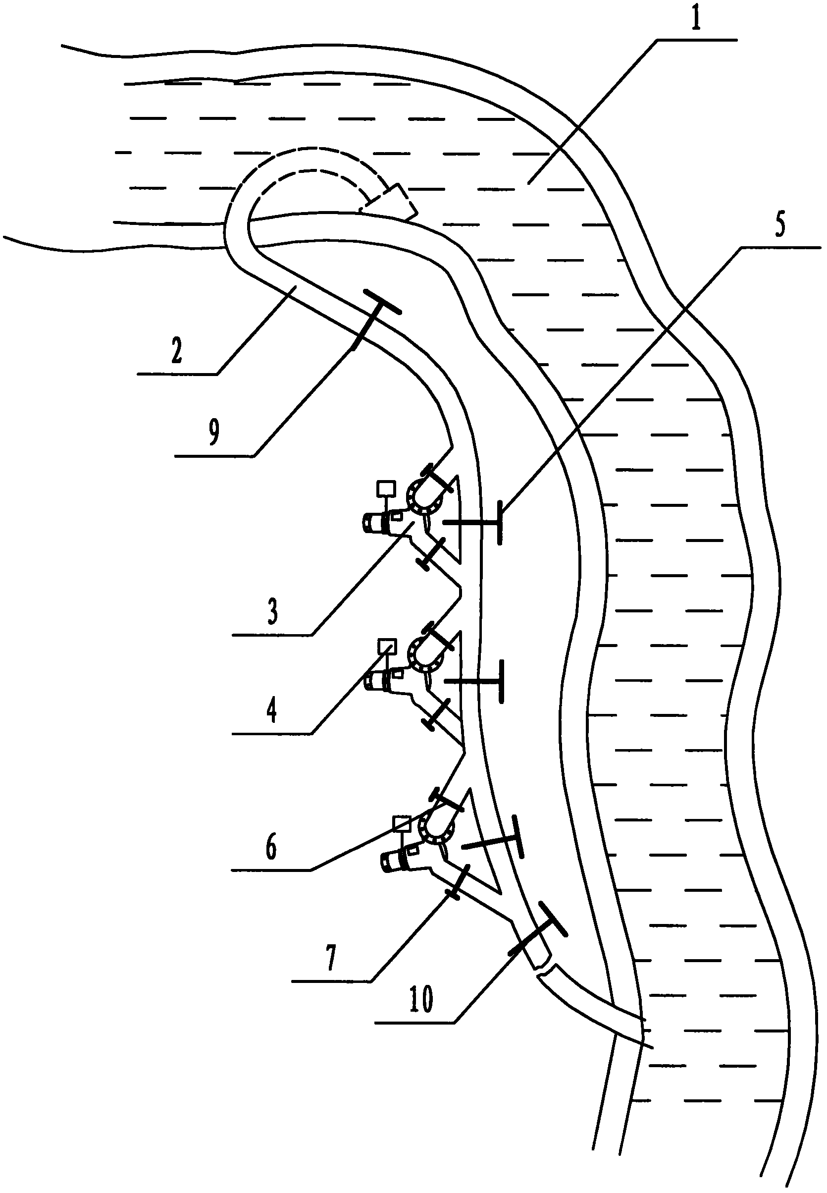 Hydrocone type multi-stage hydroelectric generation method