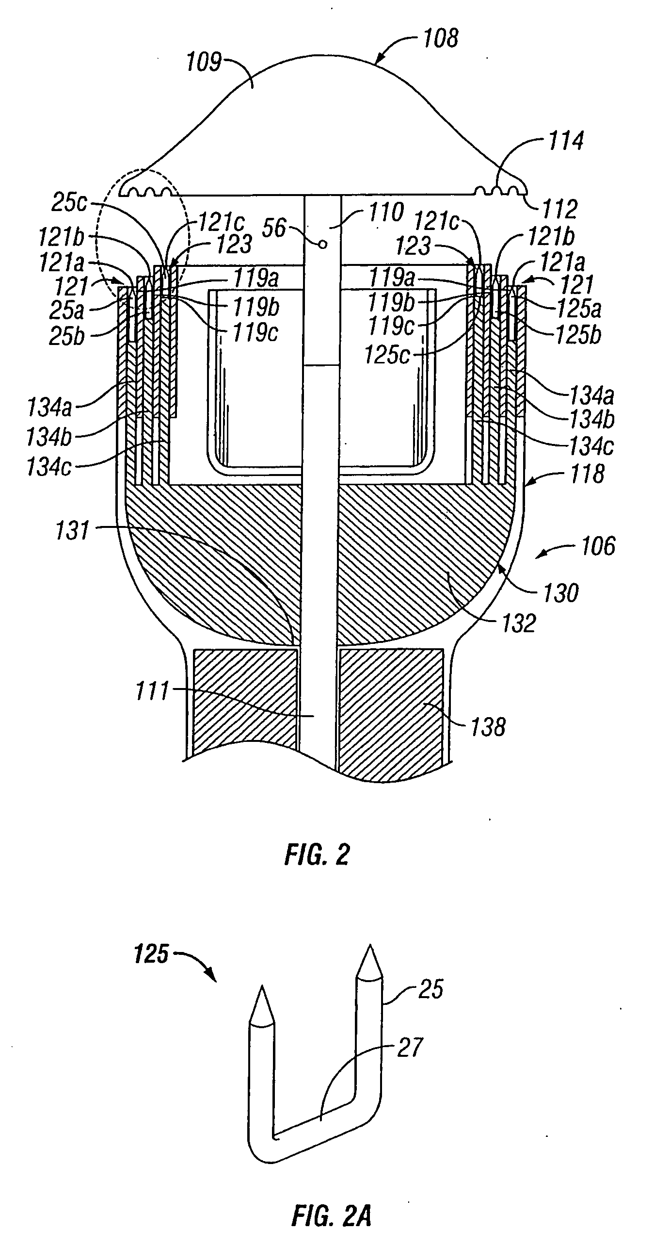 Surgical stapling instruments including a cartridge having multiple staple sizes