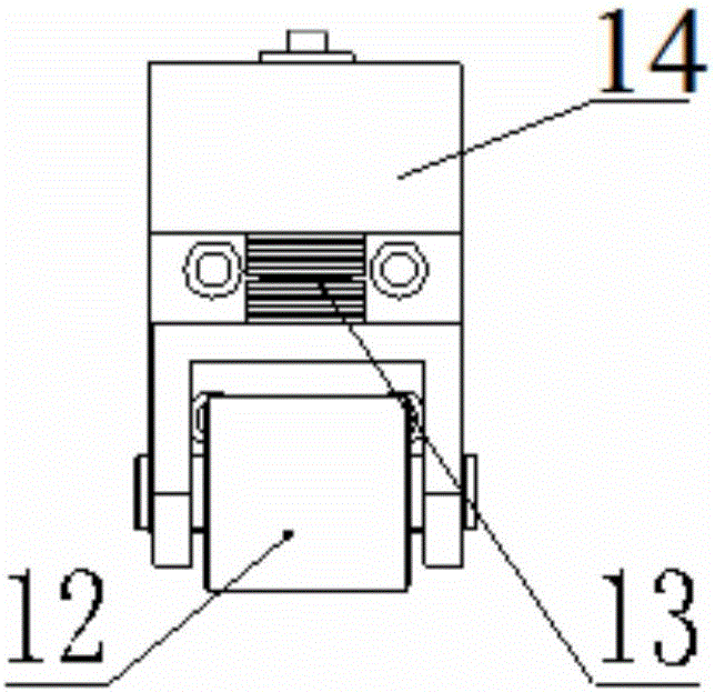 Movable special-shaped pipe clamping device