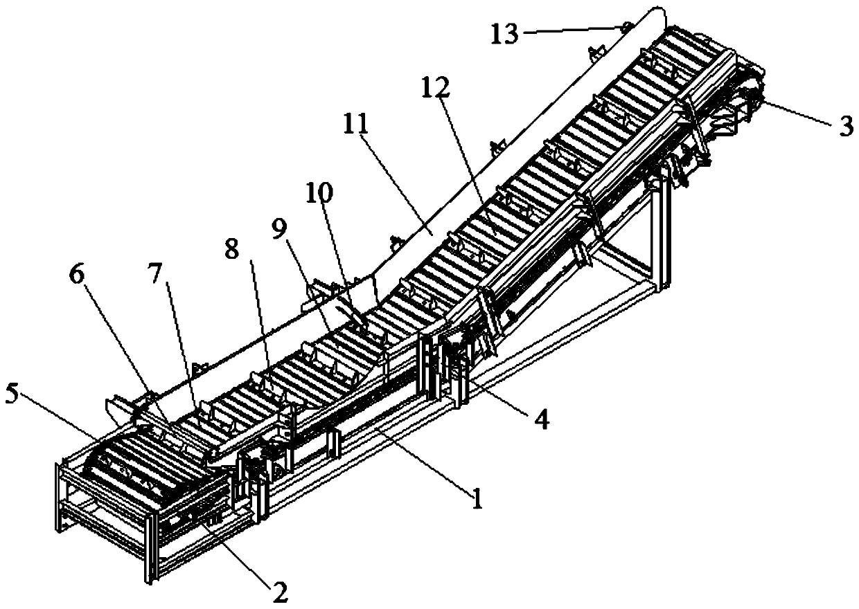 Pipe conveying equipment not prone to falling