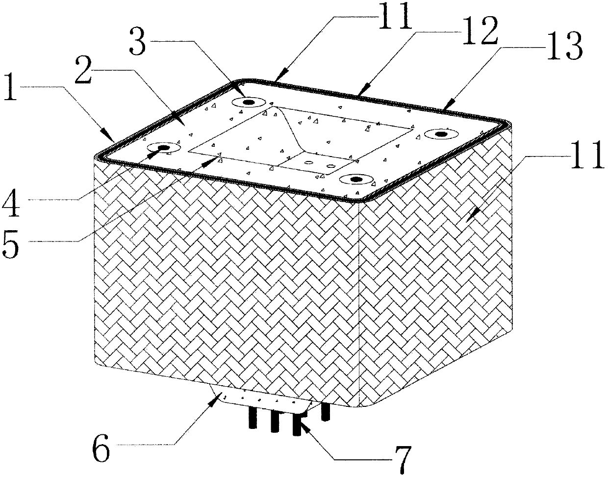 Assembly-type composite tube sea-water sea-sand concrete bridge pier and manufacturing method