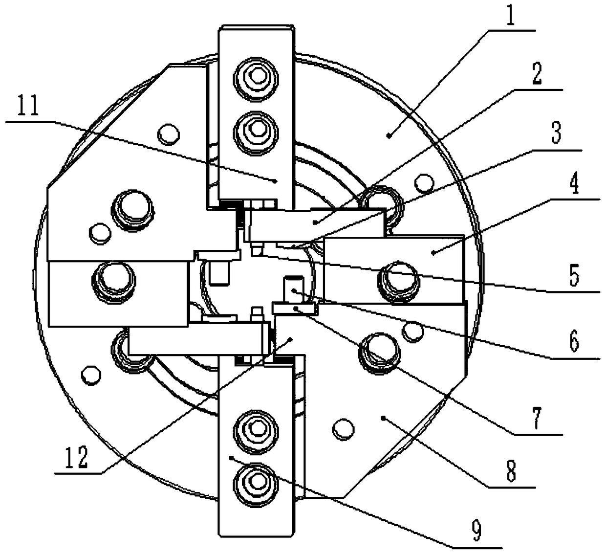 Arc surface machining tool for fuel rail kind product