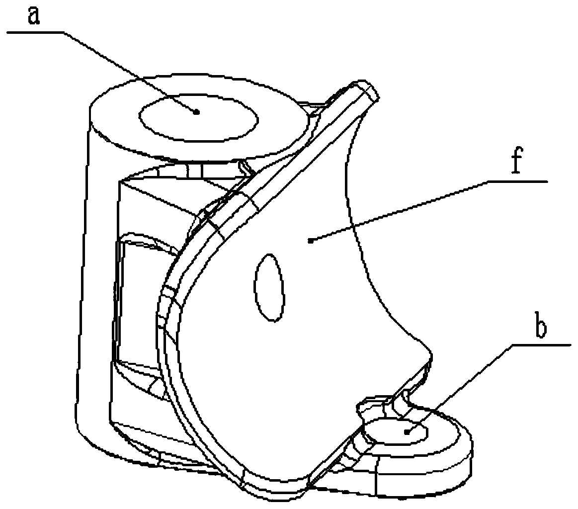 Arc surface machining tool for fuel rail kind product