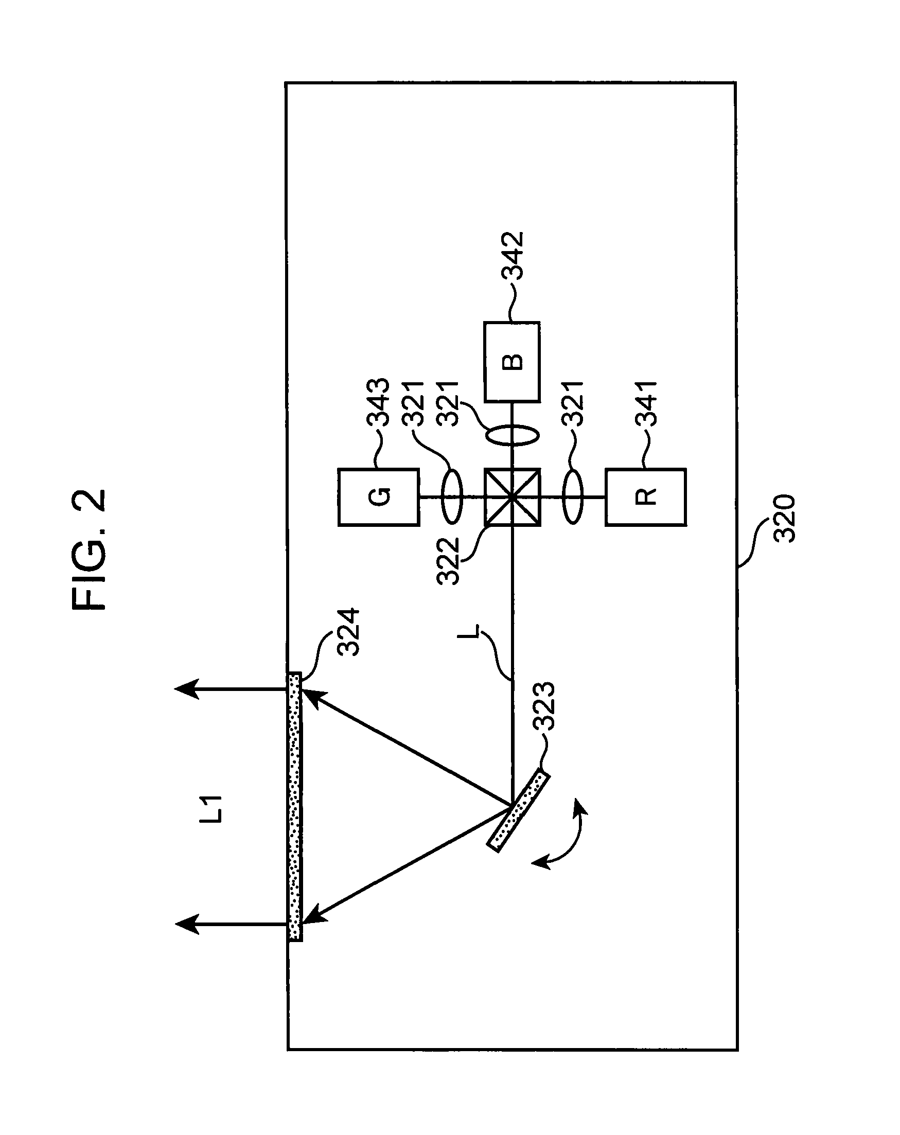 Transmissive display device