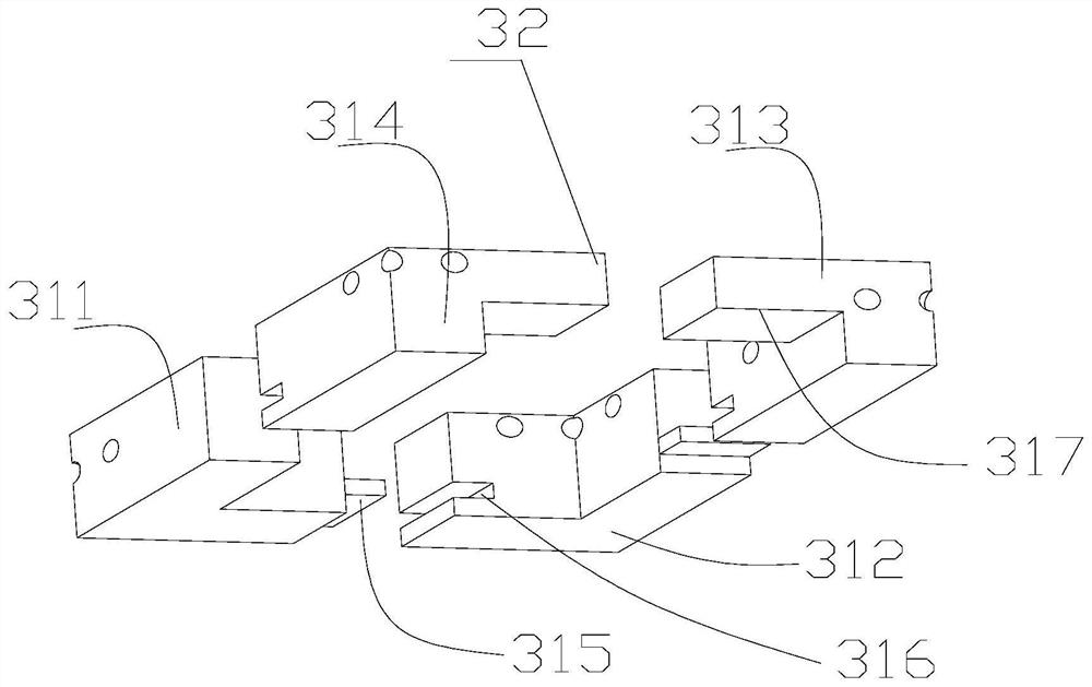 Adjustable anti-theft door hydraulic machine