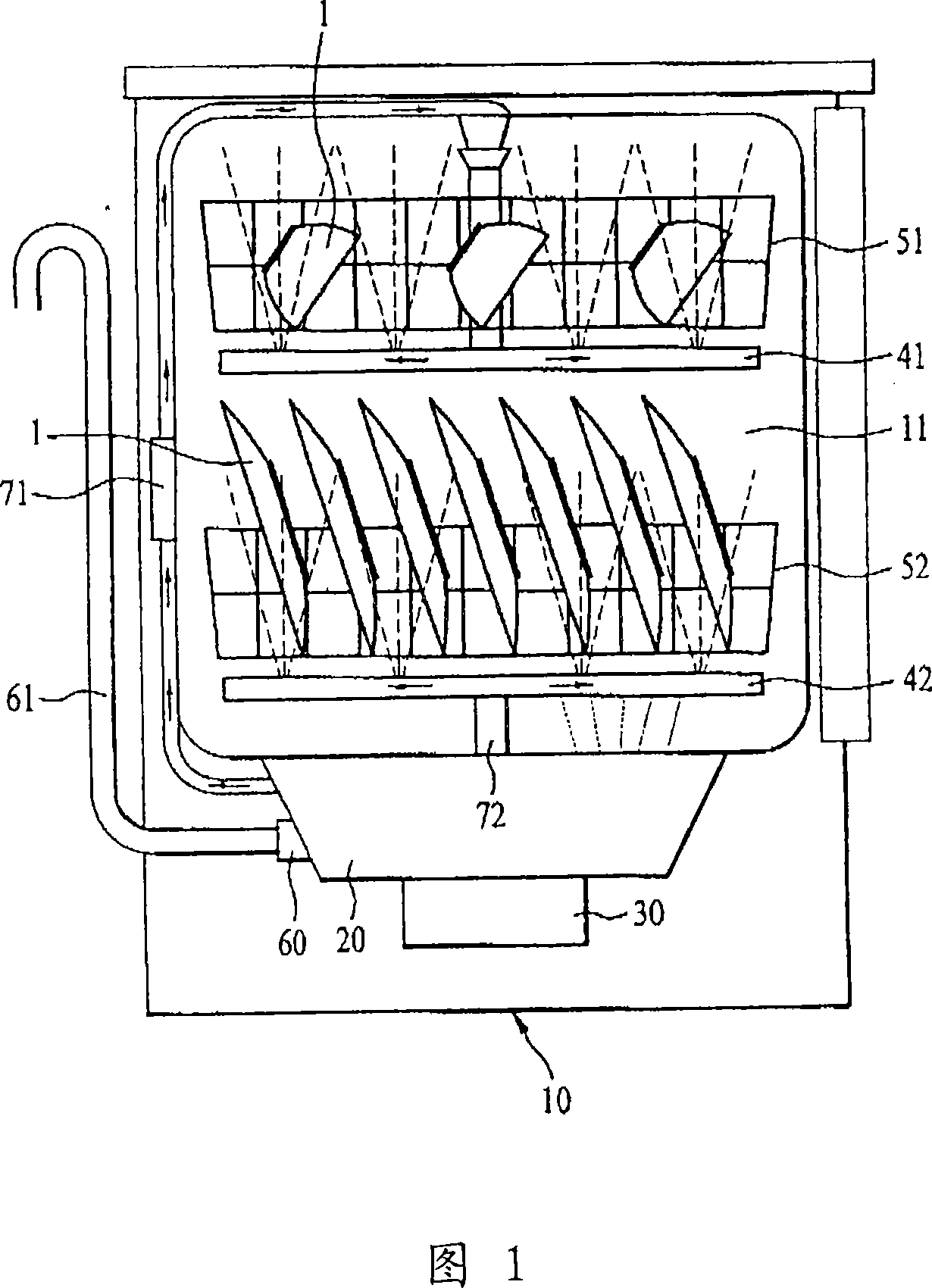 Dishwasher and method thereof