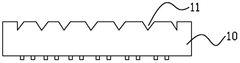 LED chip packaging method and LED packaging structure using same