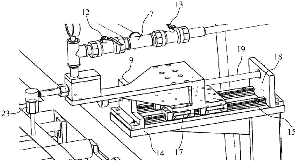 Gel application spraying system for optical fiber cables