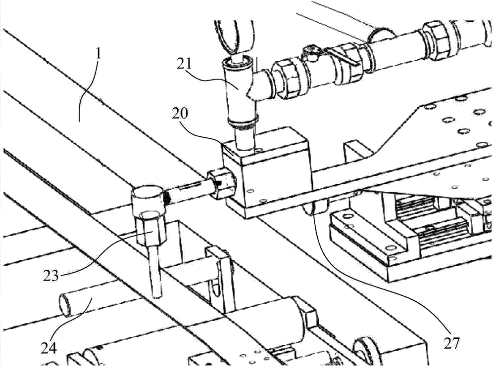 Gel application spraying system for optical fiber cables