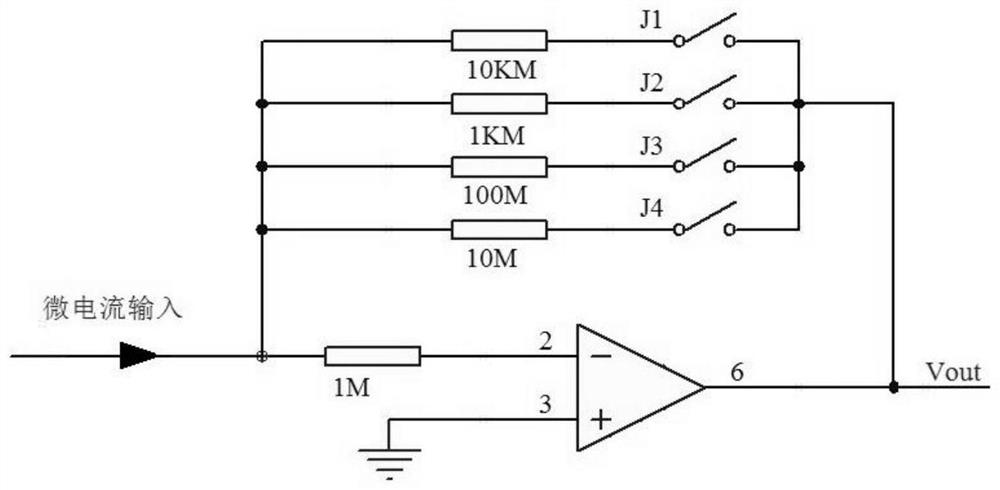 Wide-range high-precision micro-current measurement system and method