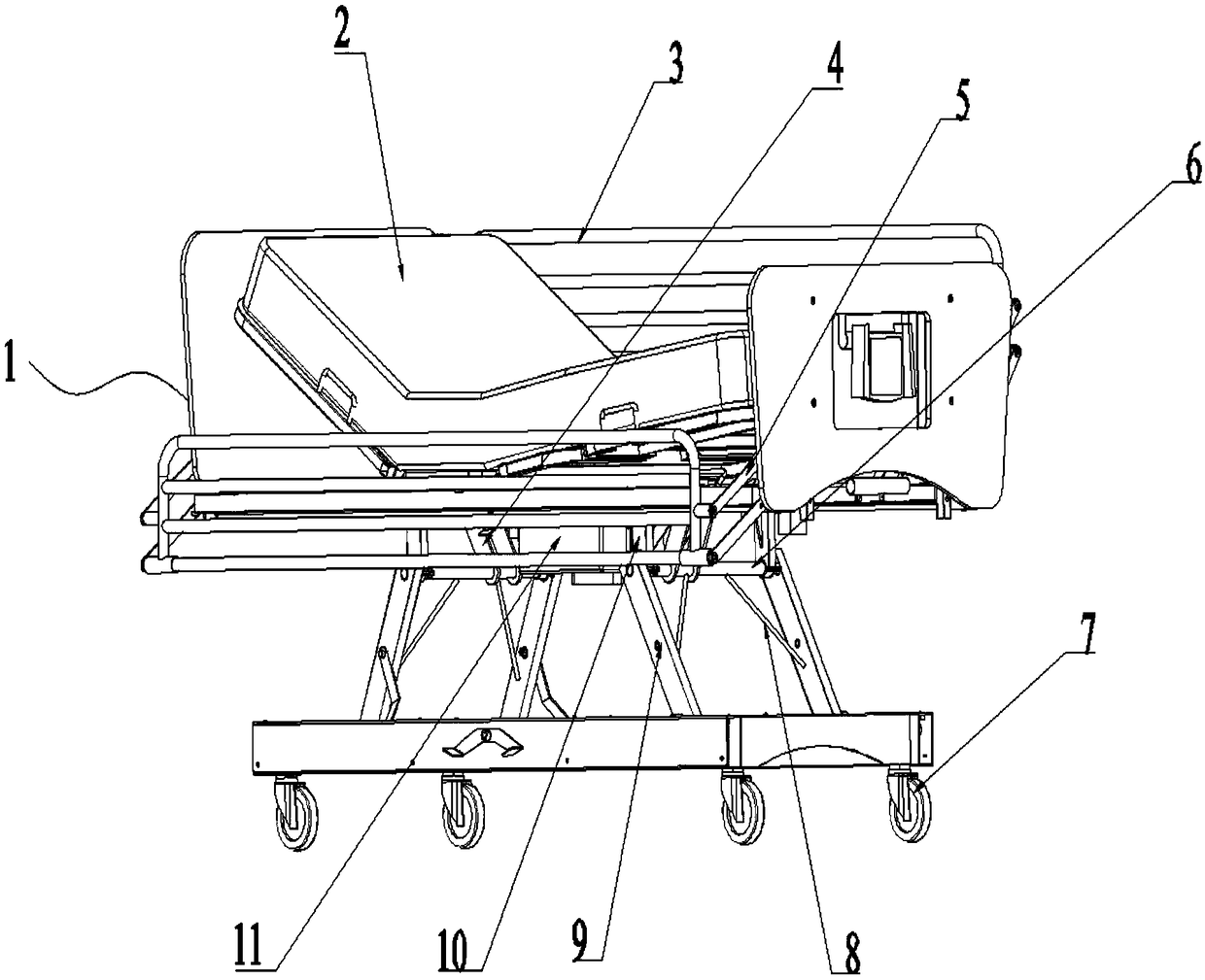 Multifunctional sickbed