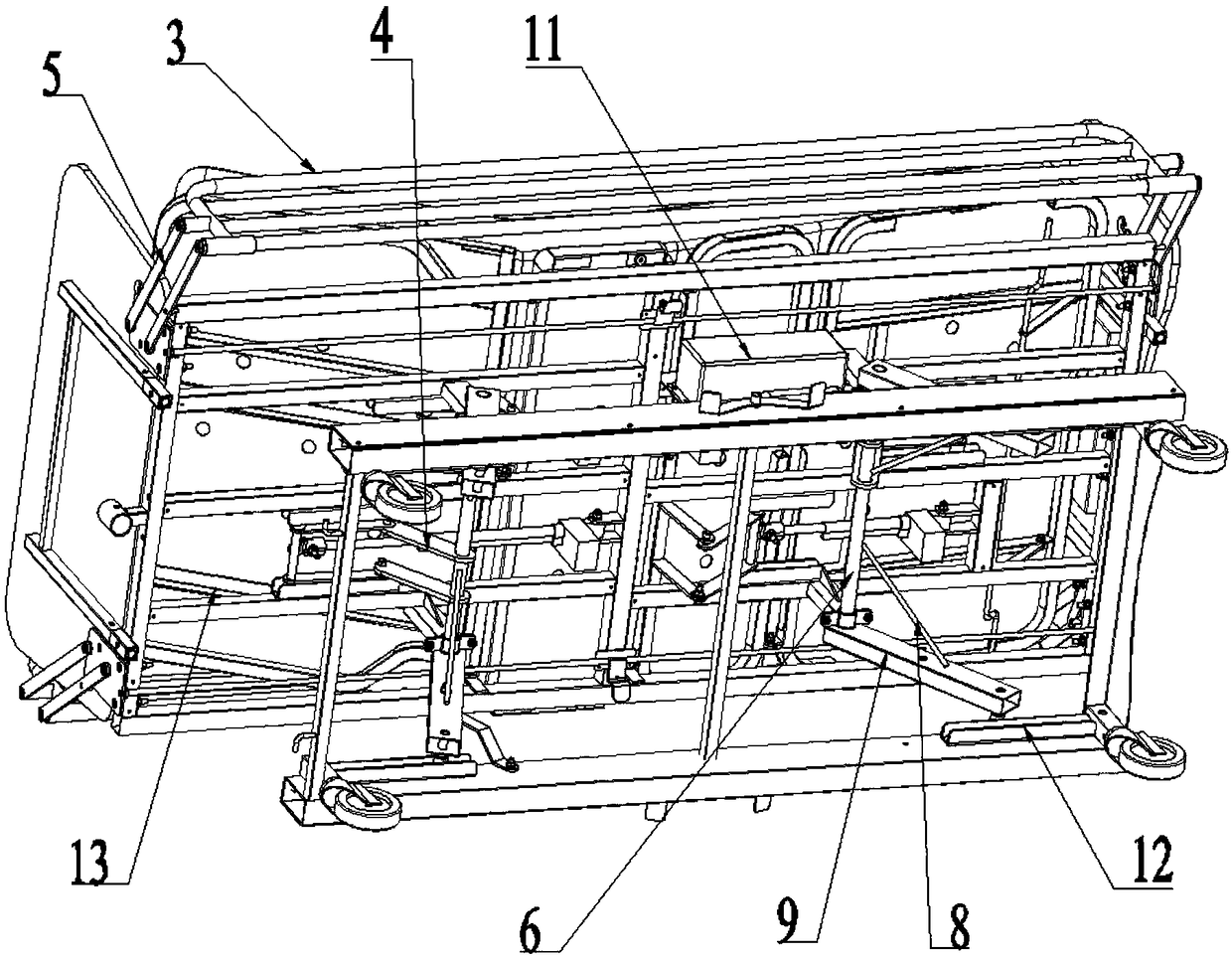 Multifunctional sickbed