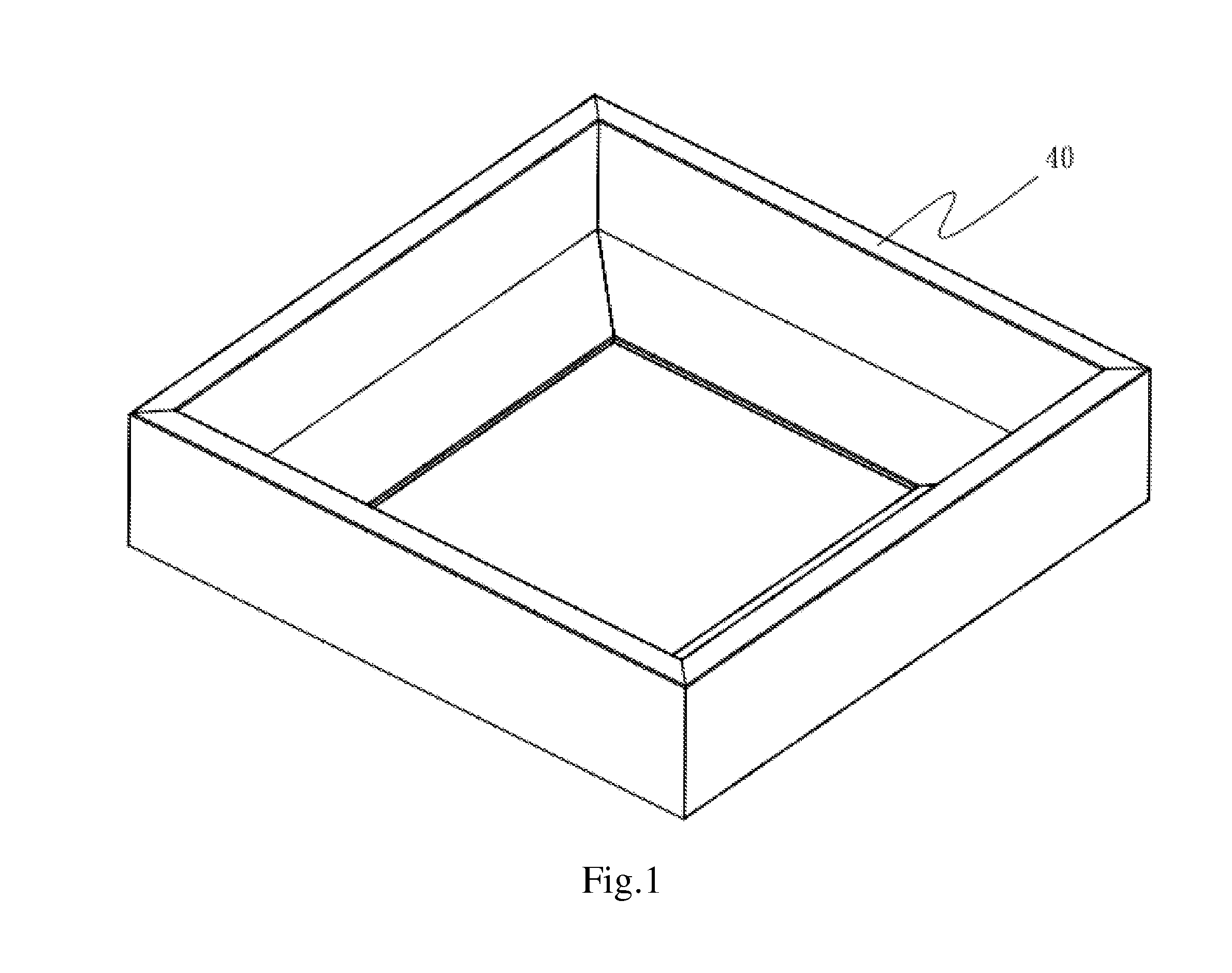 Frame with segments that are flush with each other