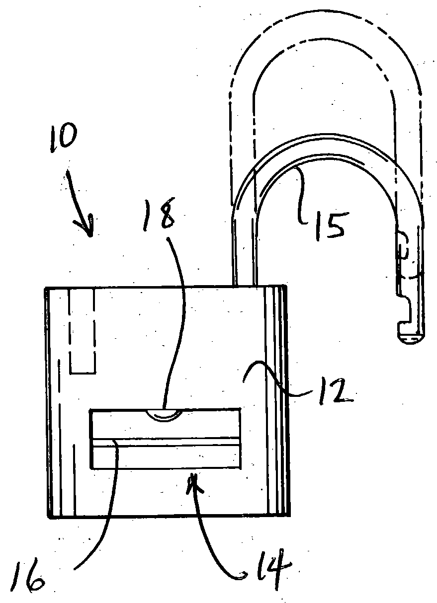 Biometric padlock