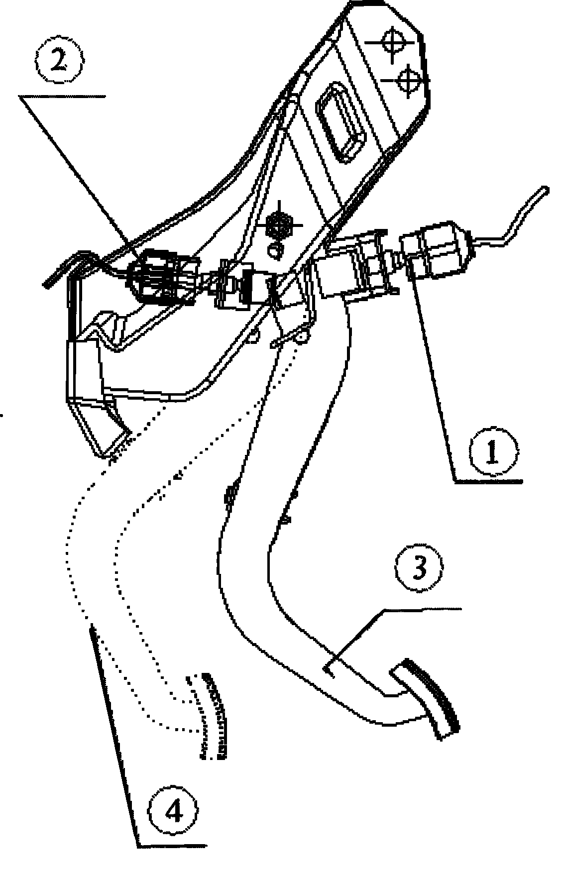 System and method for detecting clutch position of hybrid power vehicle