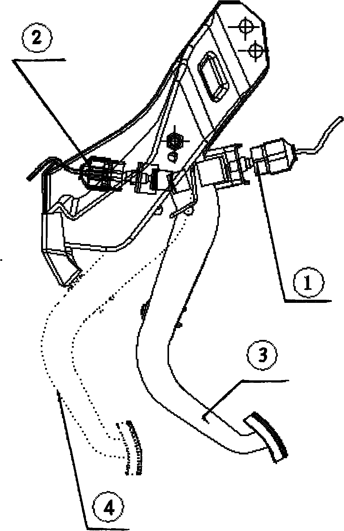 System and method for detecting clutch position of hybrid power vehicle