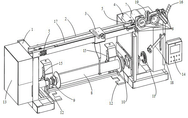 Precise intelligent winding machine and winding control method thereof