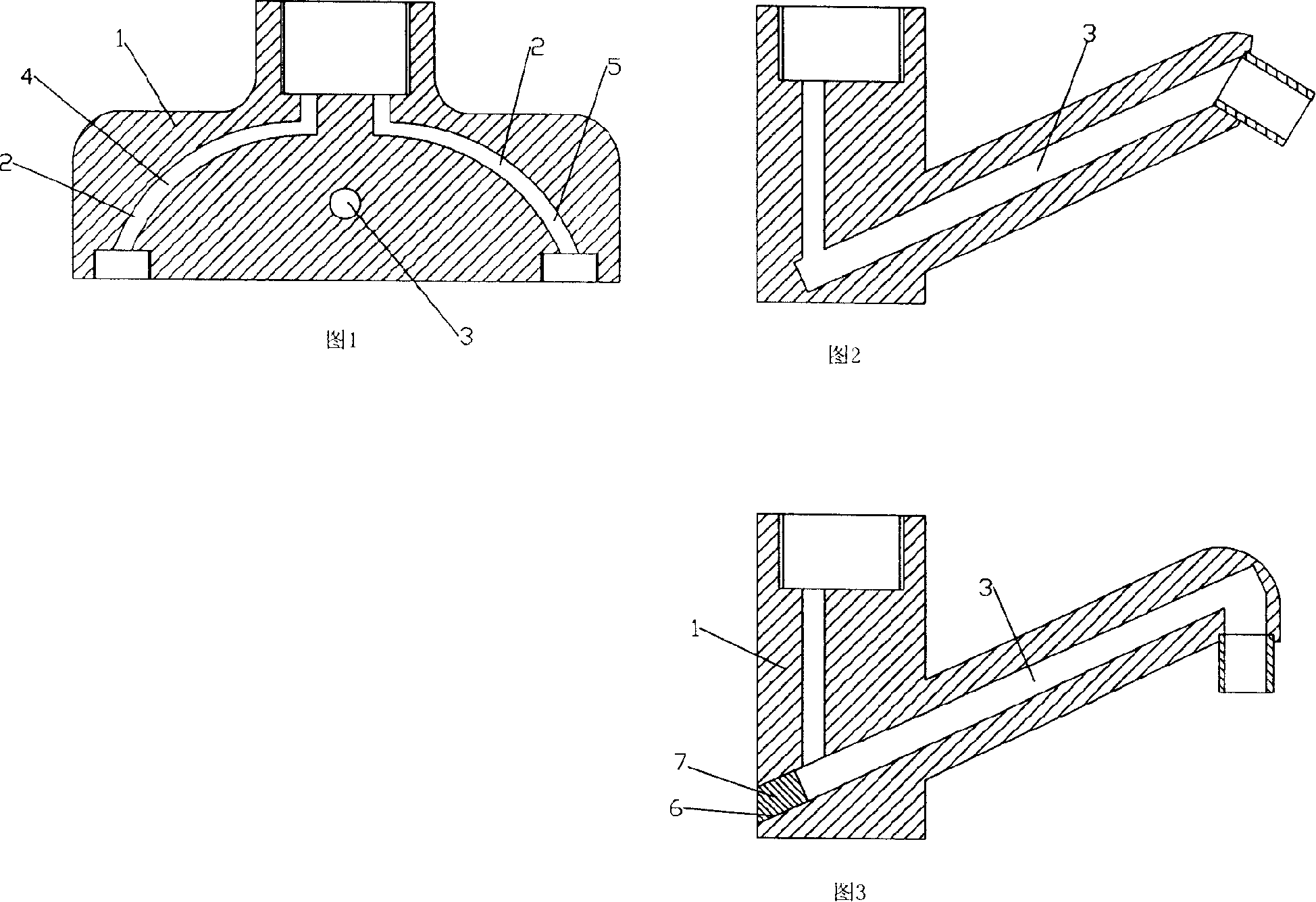 Base type non-metal water tap