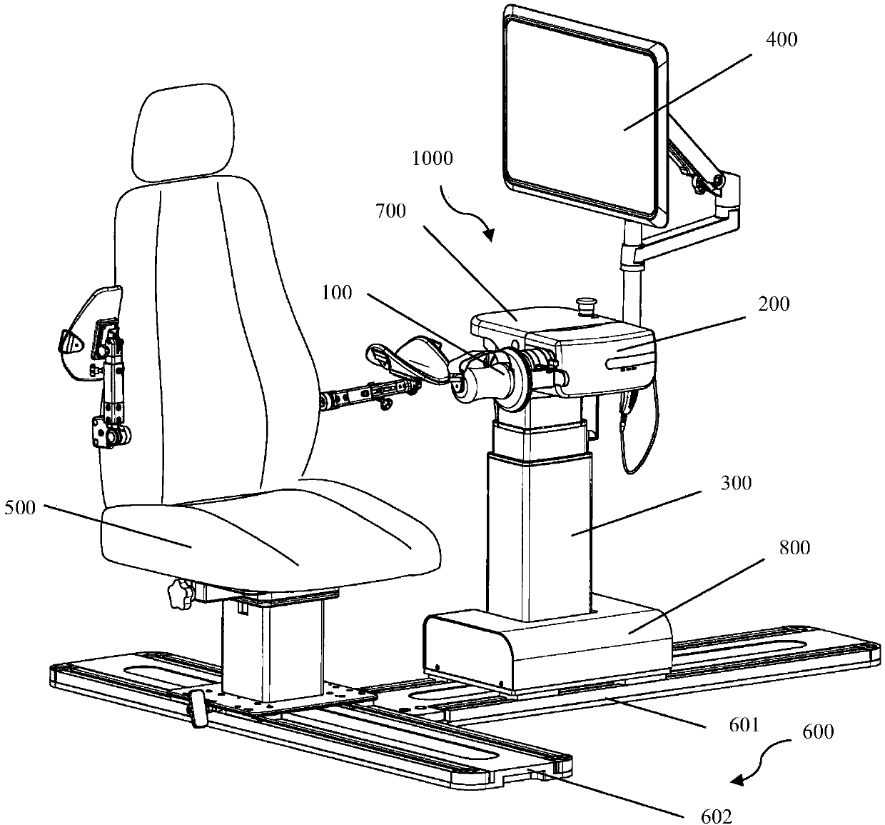 Forearm joint training adapter, rehabilitation training device and training control method thereof