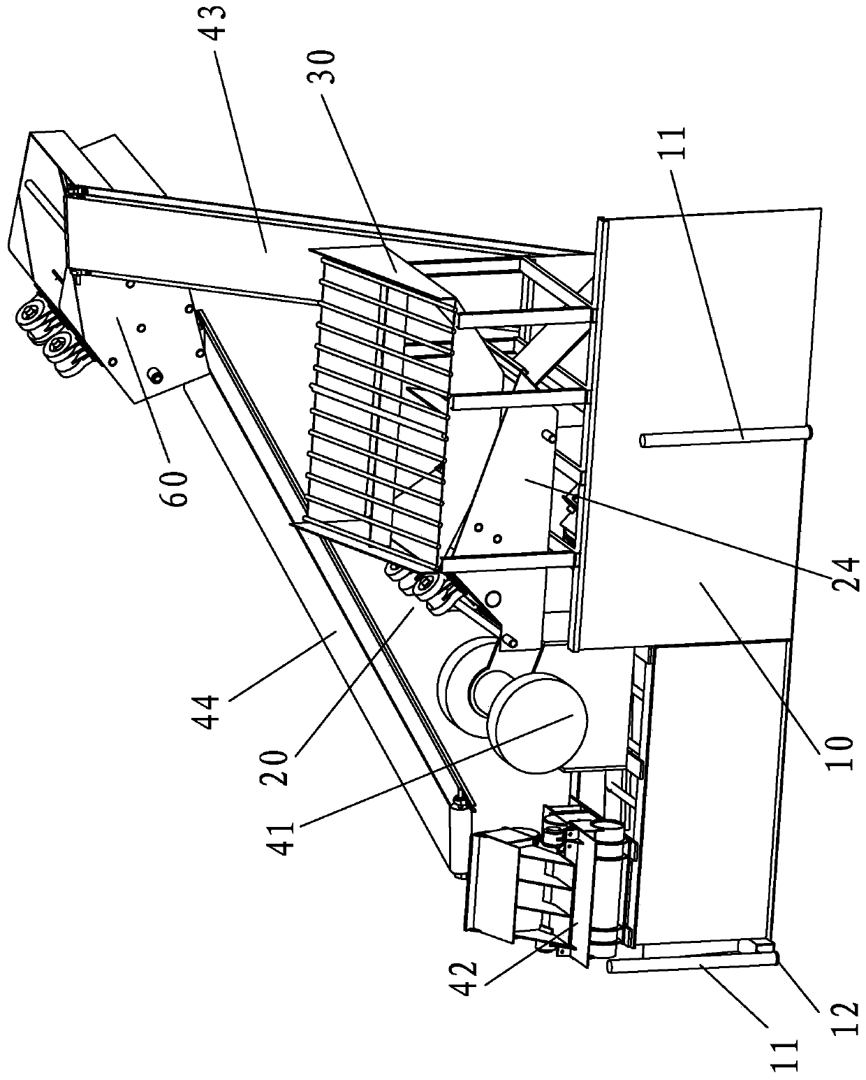 Screen plate structure, screening device and crushing device