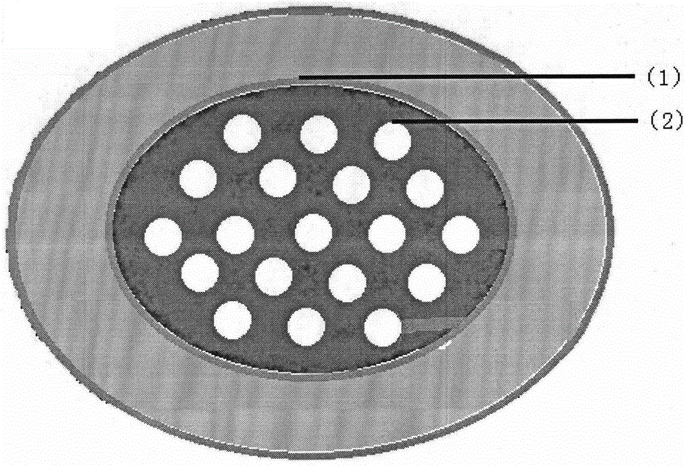 Drainage engineering construction method capable of achieving natural accumulating, permeating and purifying