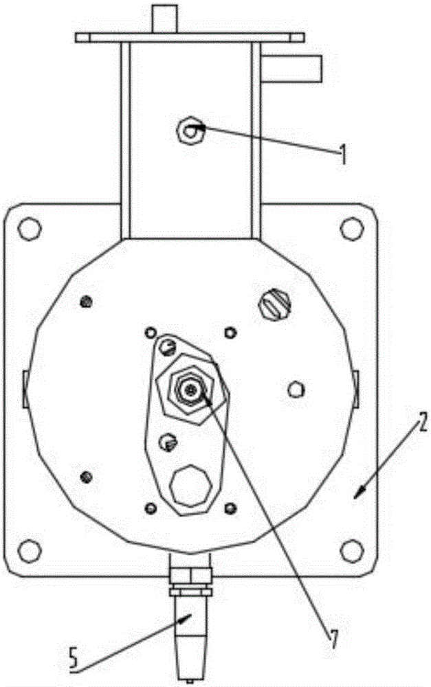 Conical air supply combustion device with large regulating ratio