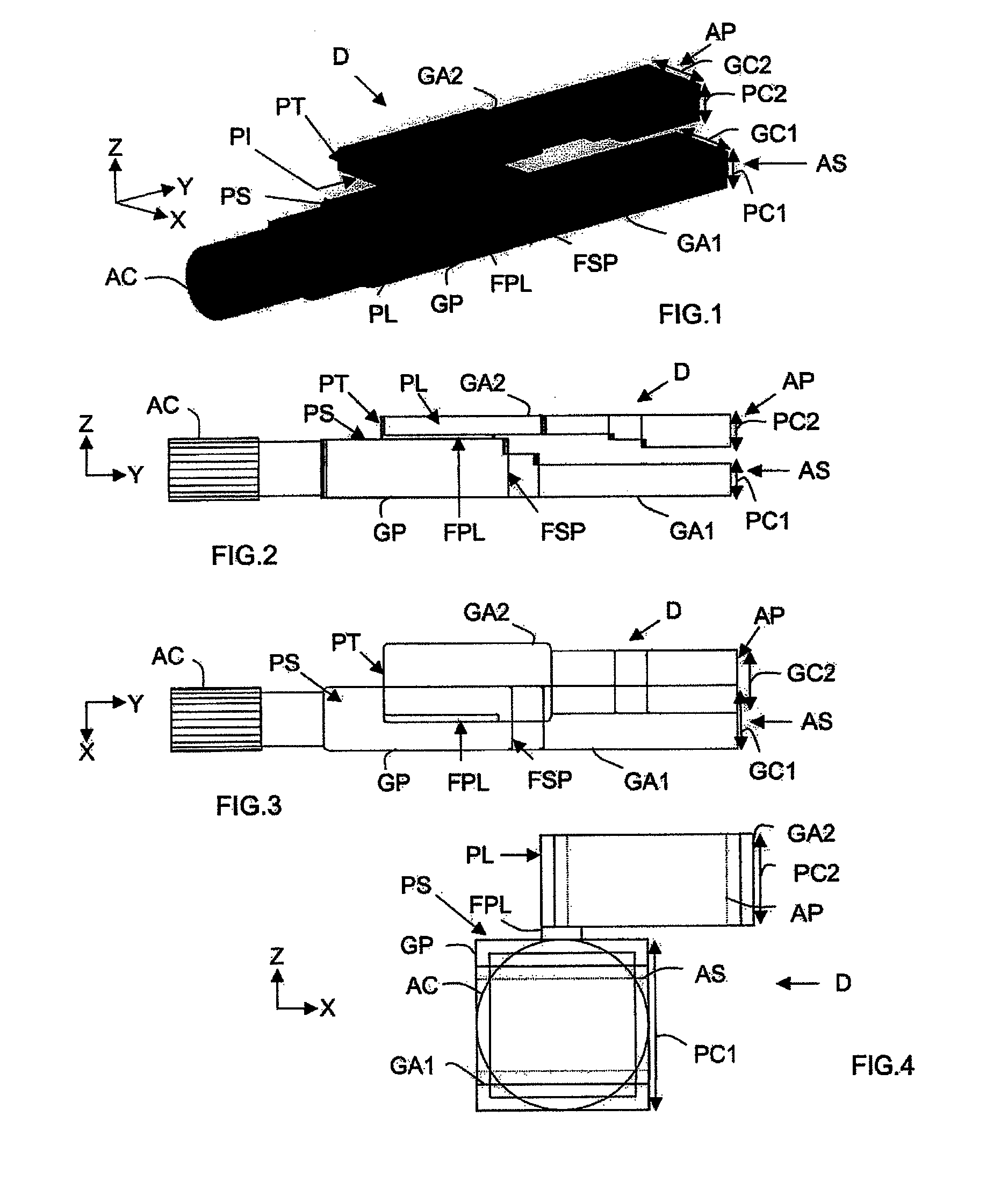 Compact Orthomode Transduction Device Optimized in the Mesh Plane, for an Antenna