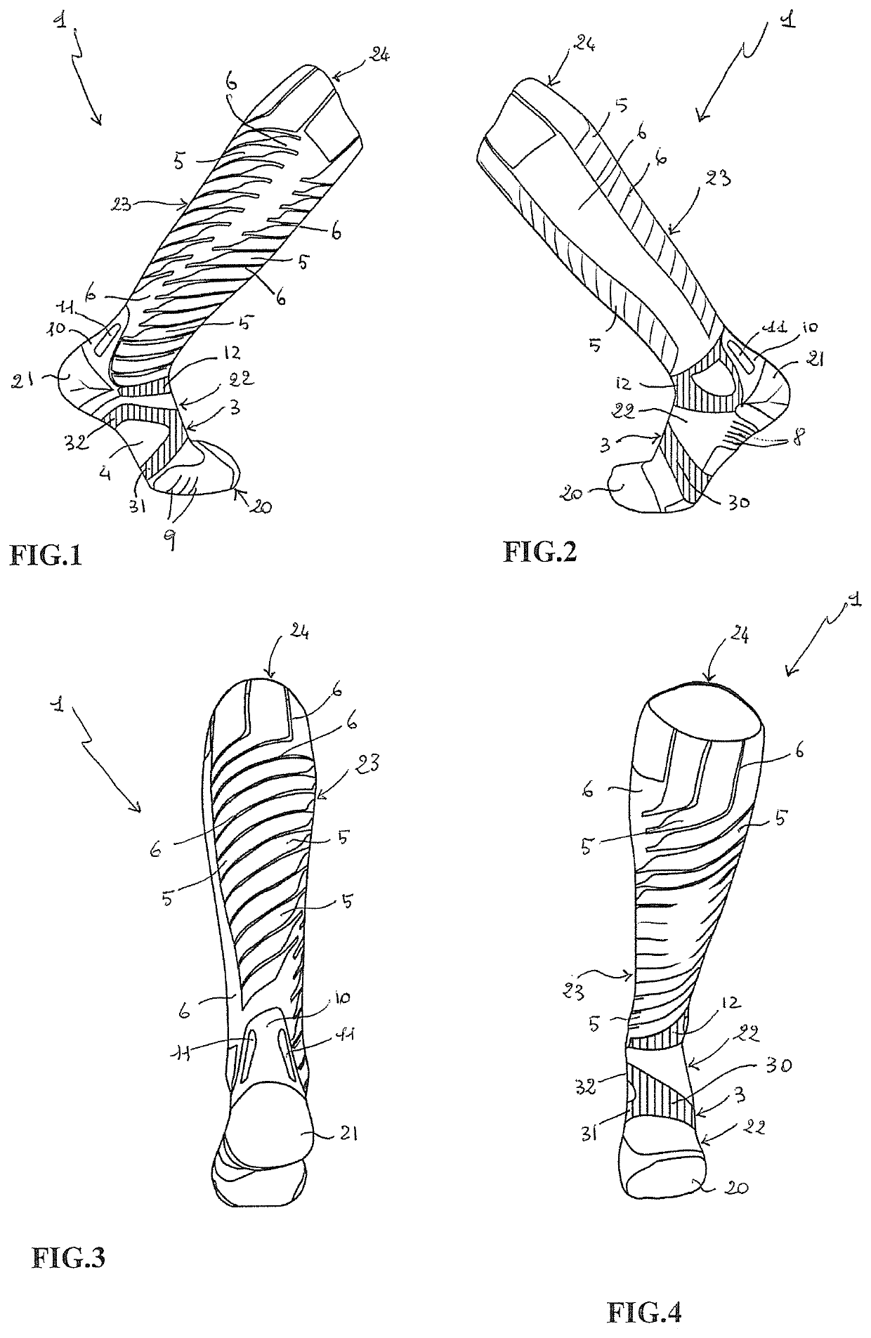 Dynamic ventilation system for socks