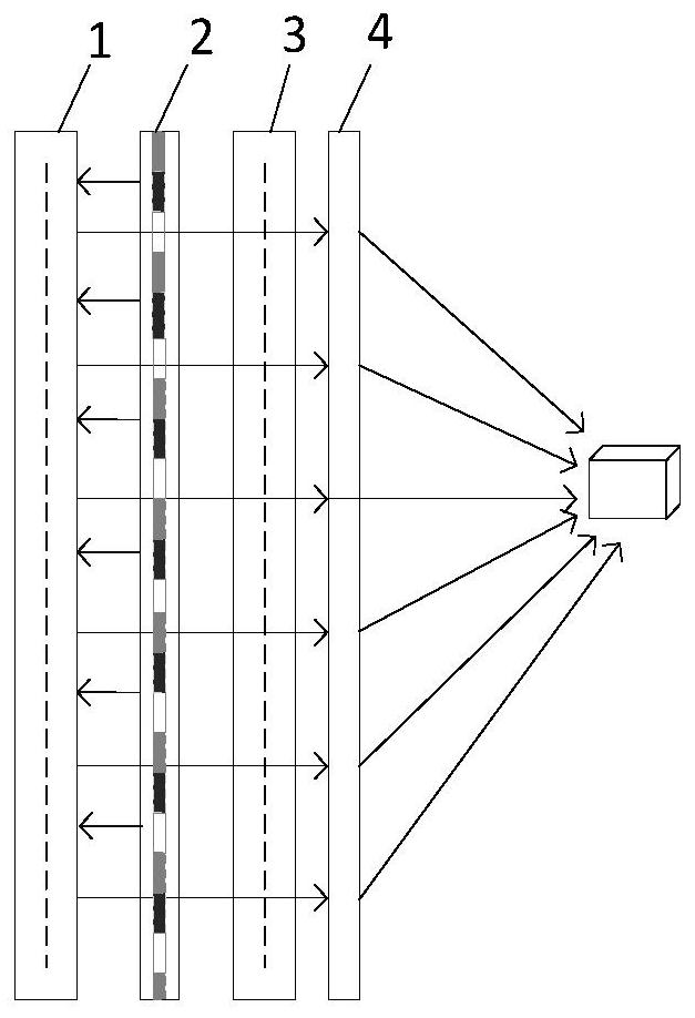 Directional display three-dimensional display device