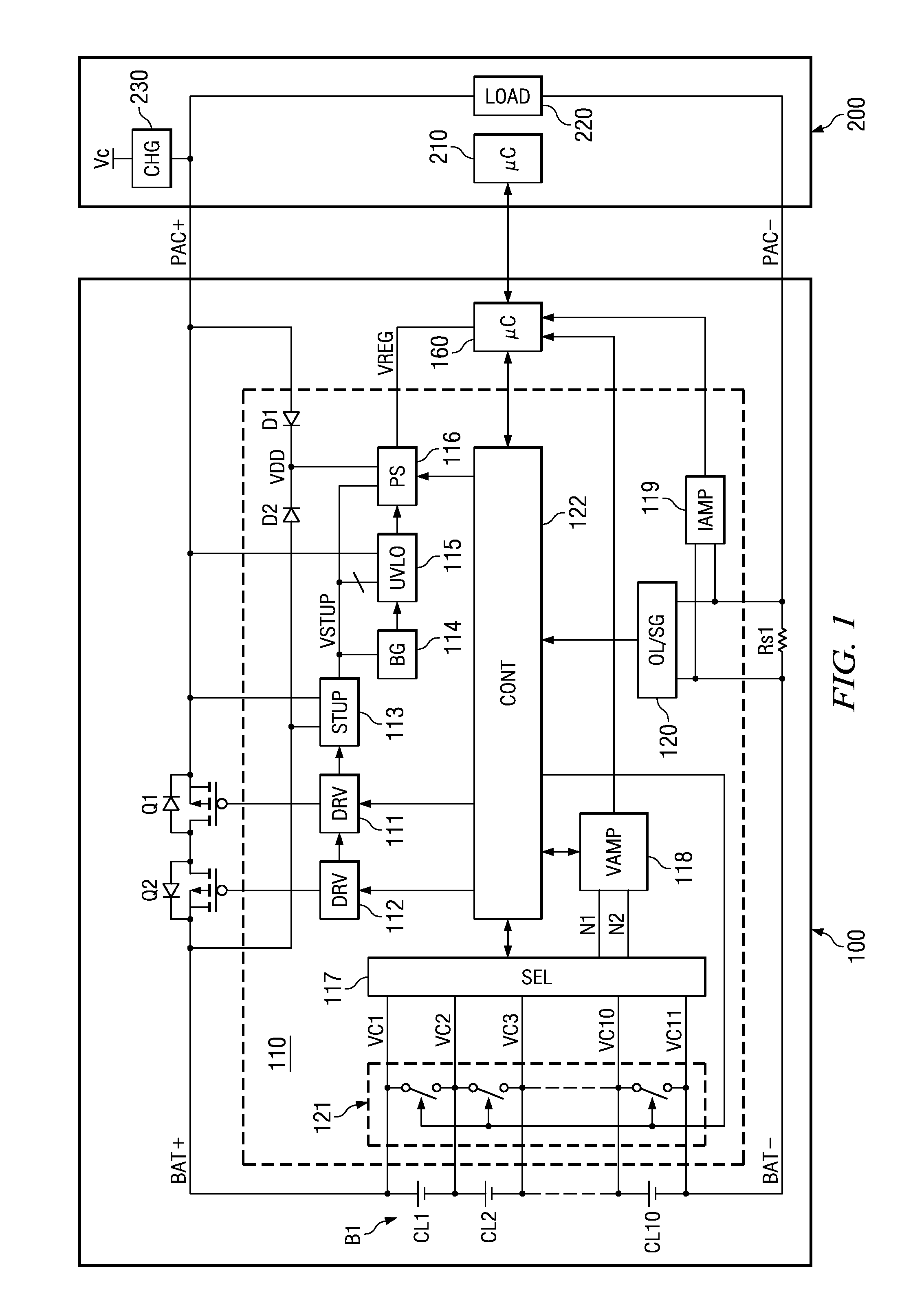 Voltage converting circuit and battery device