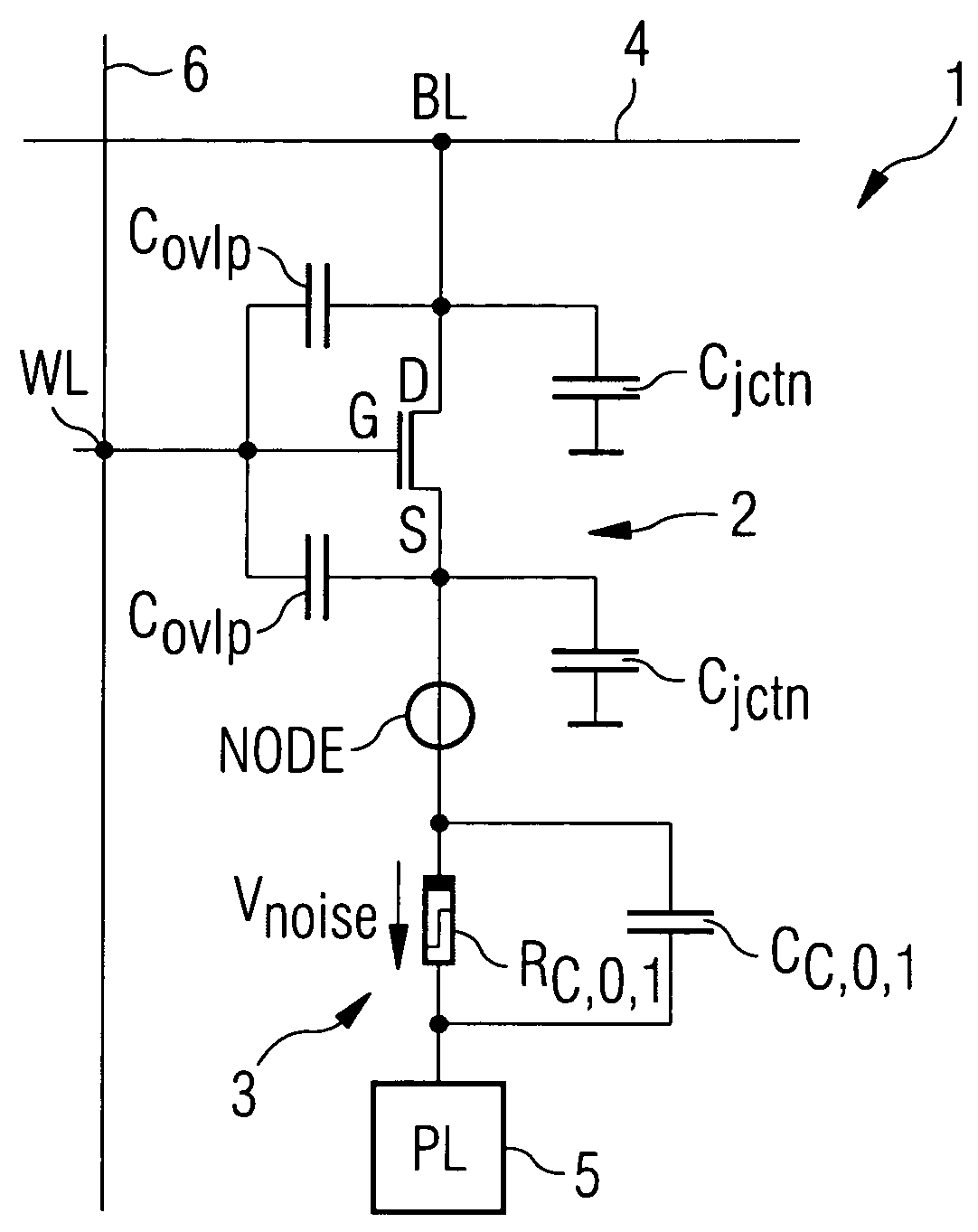 Memory circuit, method for operating a memory circuit, memory device and method for producing a memory device