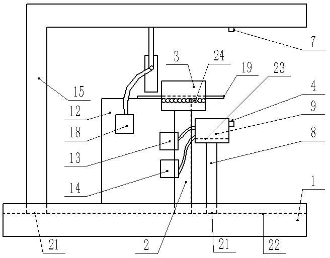 Steel plate cutting device