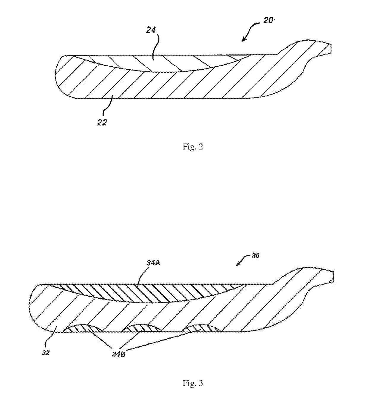 Handle for shaving device comprising a thermochromic material