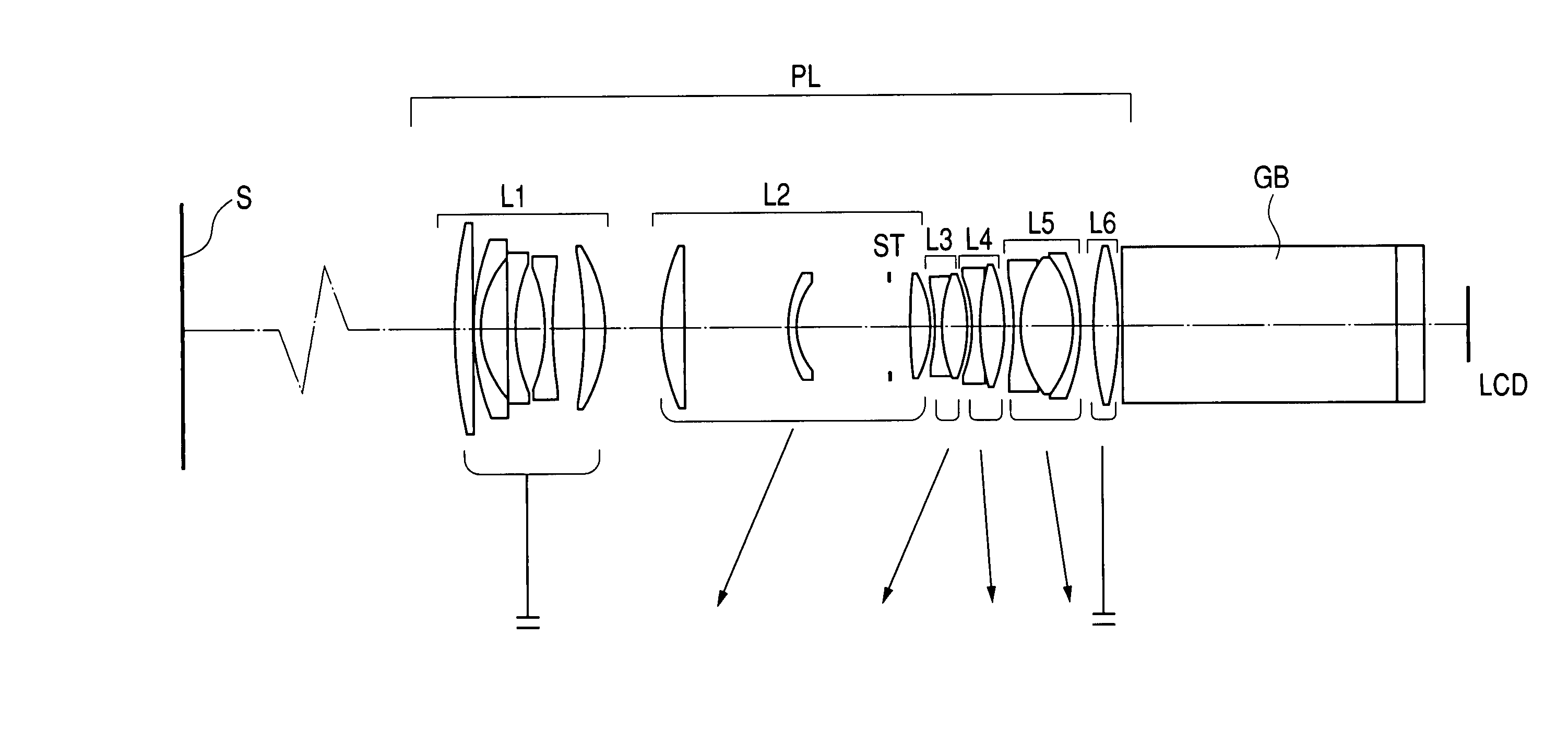 Variable-power optical system, projection optical system, and image projection apparatus using the systems