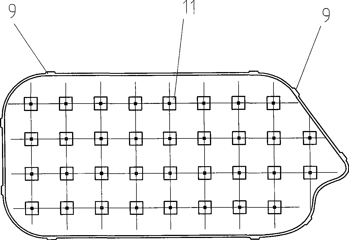 Concrete basement structure with/without bonding prestress and its construction method