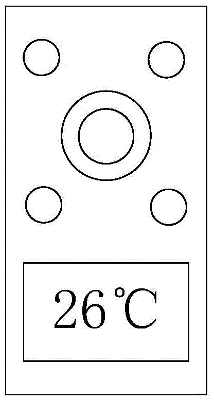 Networking device with liquid crystal display for network TV set