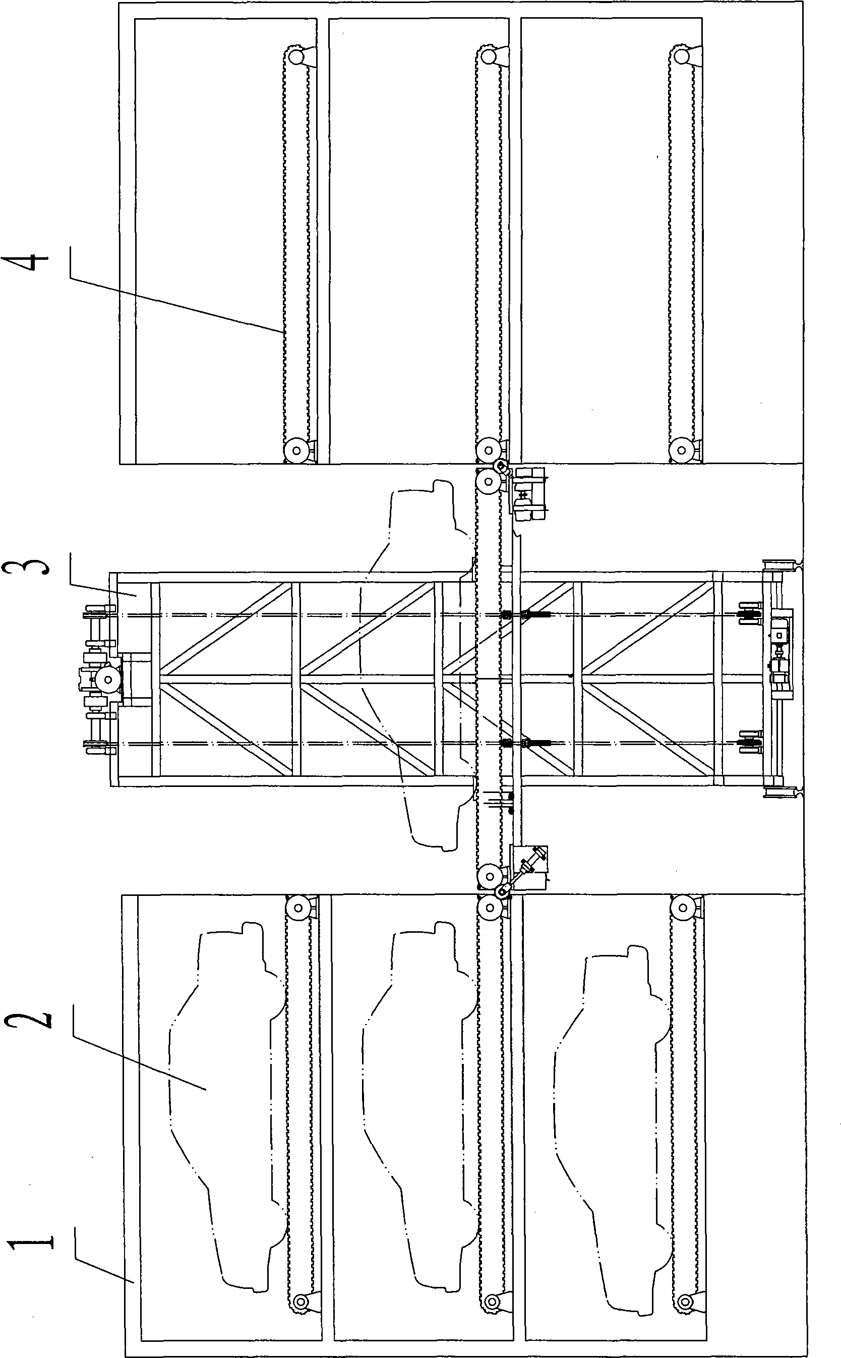 Vehicle piler for multi-storied garage