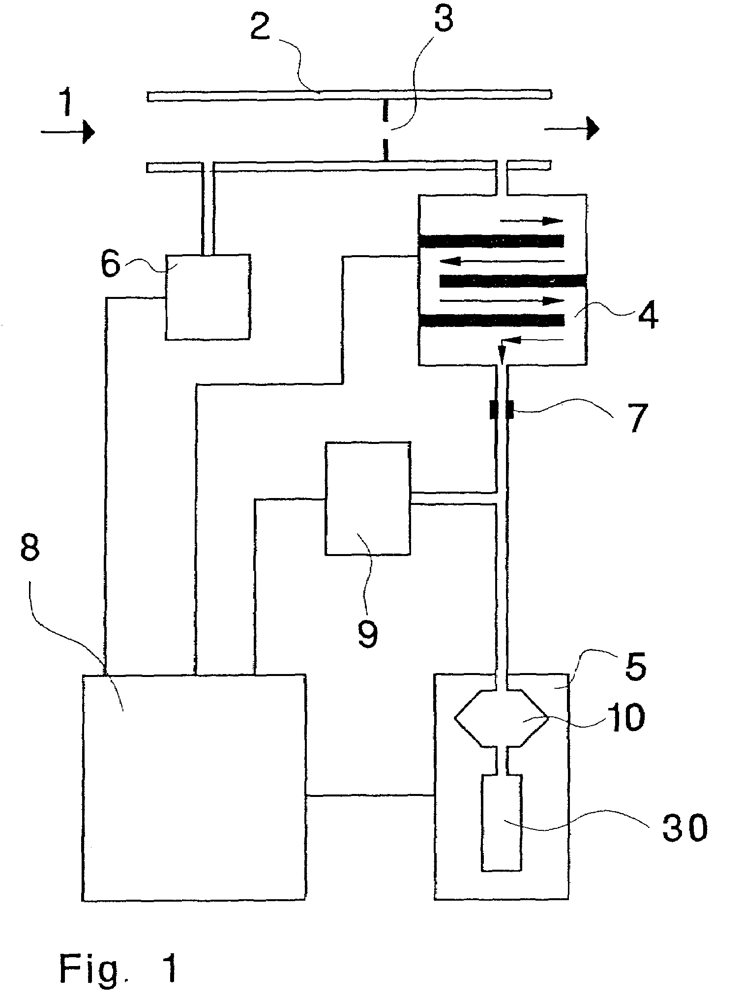 Breath alcohol-measuring device with piezo drive