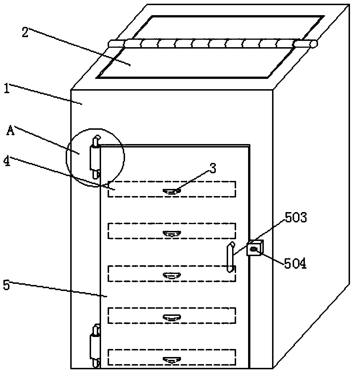 Cascade recovery device for waste power lithium batteries