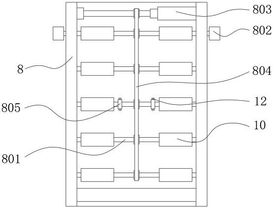 Lithium battery pole piece slitting corner burr detection device